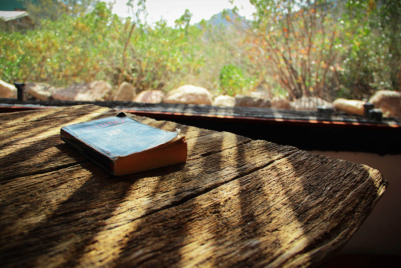 Rincón de lectura al aire libre